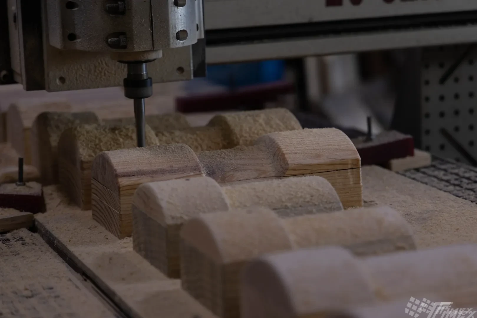 Fresado CNC de Modelo de Madera