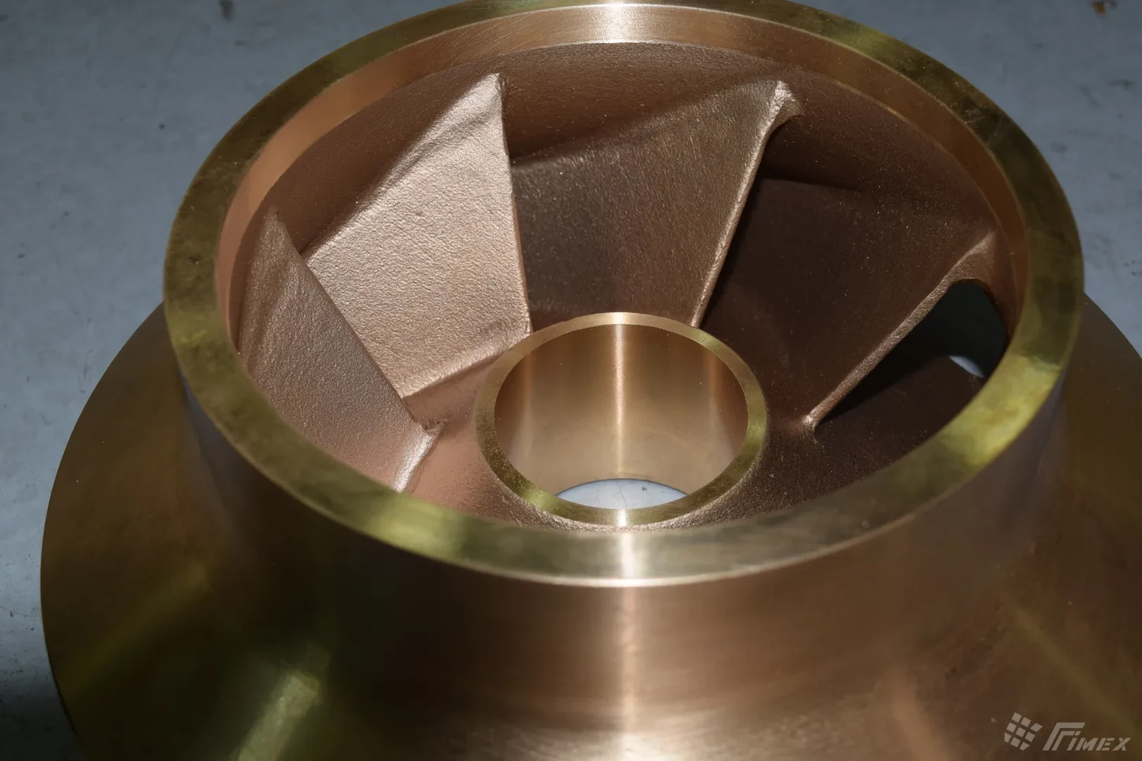 Aletas de Impulsor Acercamiento