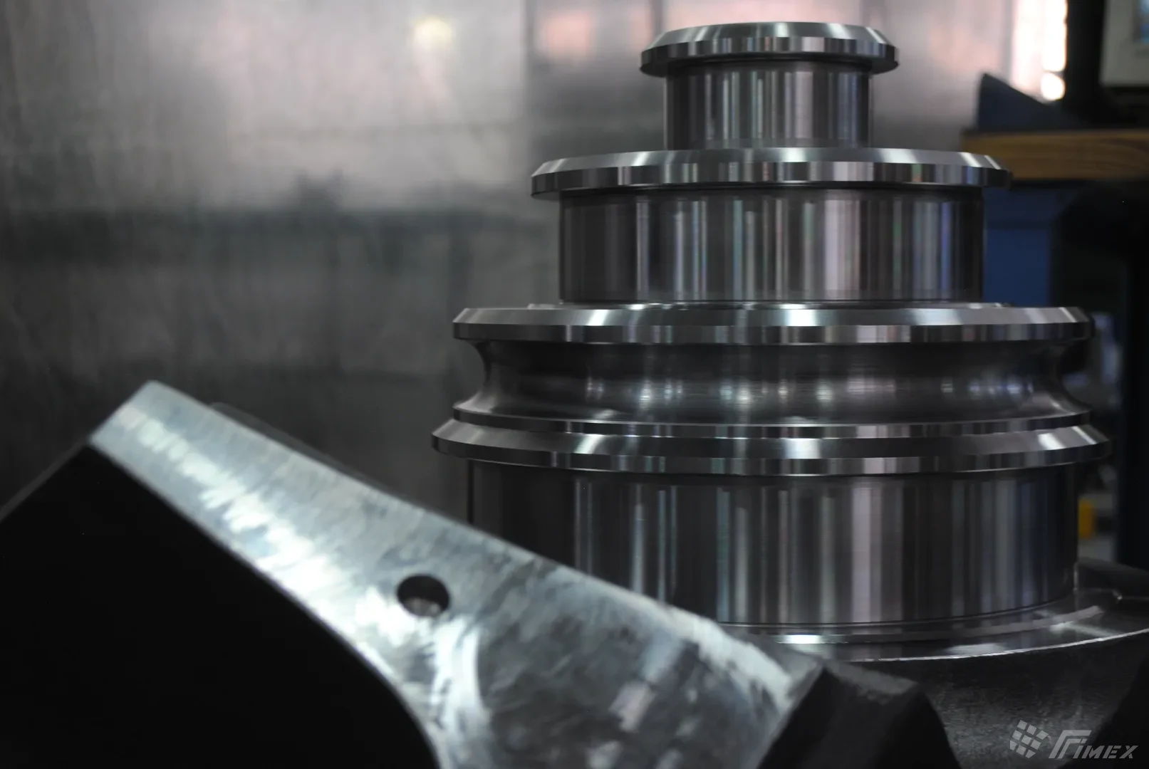 Pieza de acero de precisión