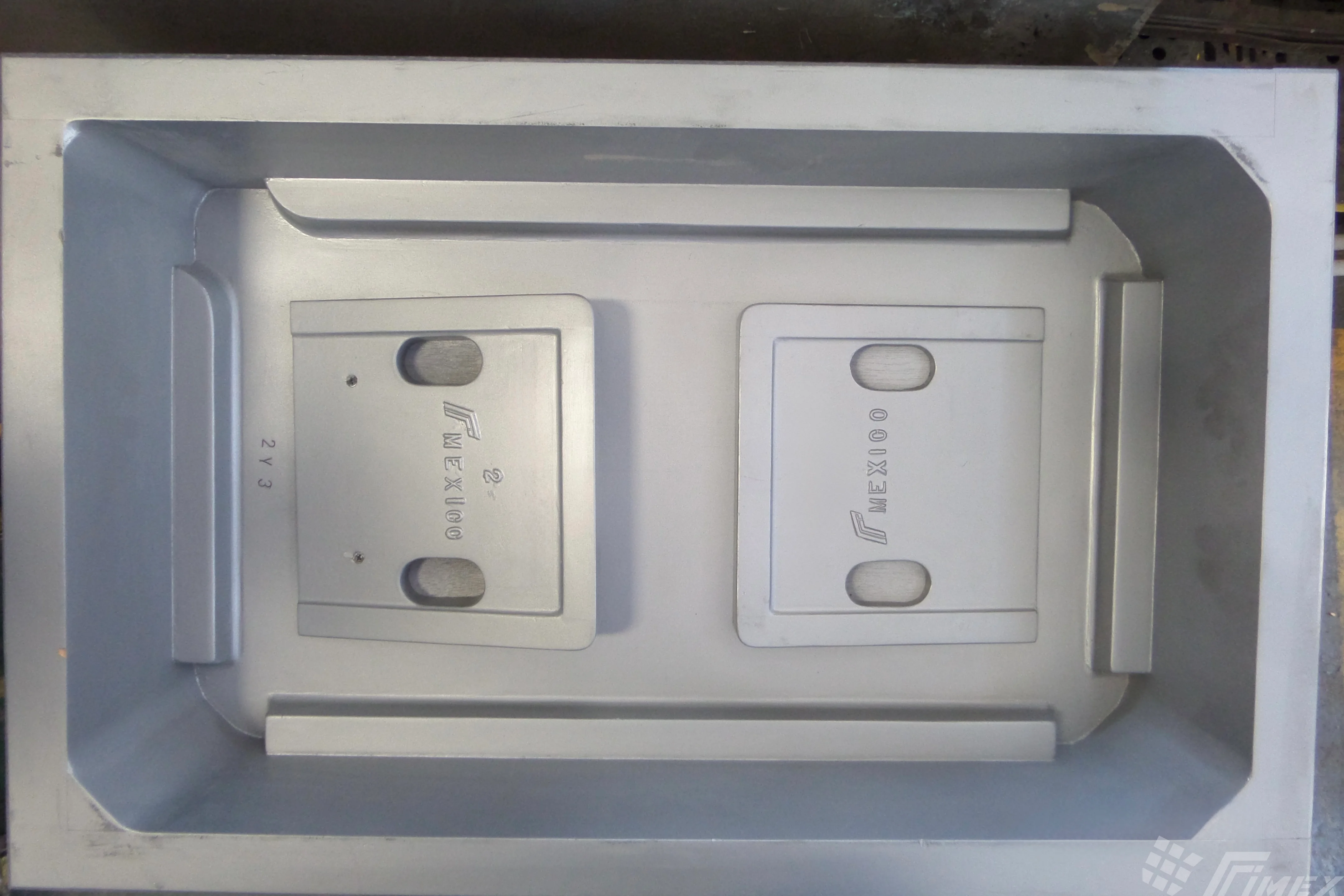 Placa de Modelo Maquinada CNC