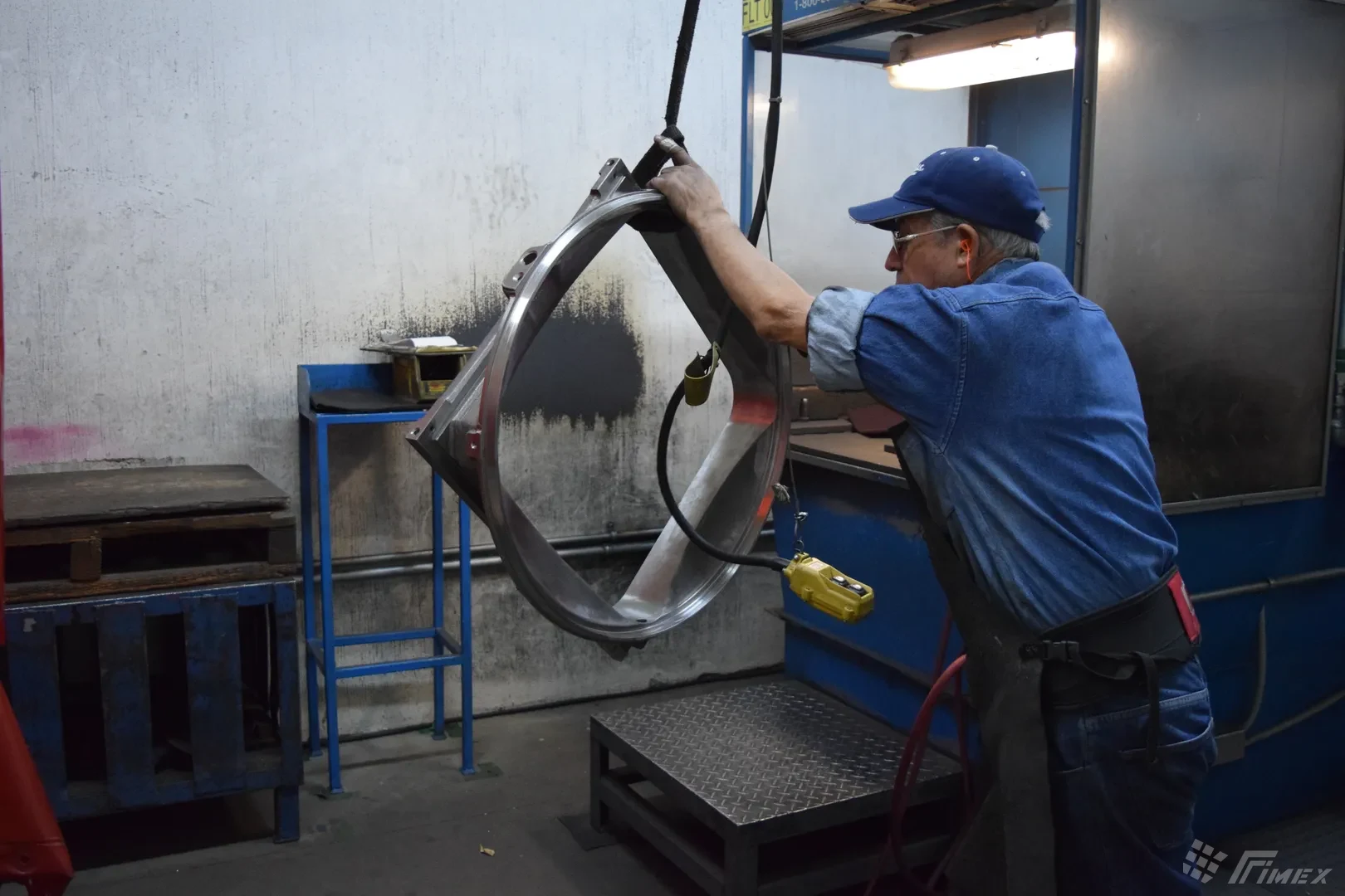 Granallado de Marco de Acero